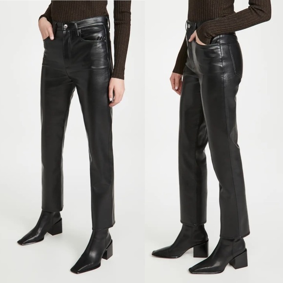 AGOLDE Recycled Leather Fitted '90s Pants - Picture 7 of 16